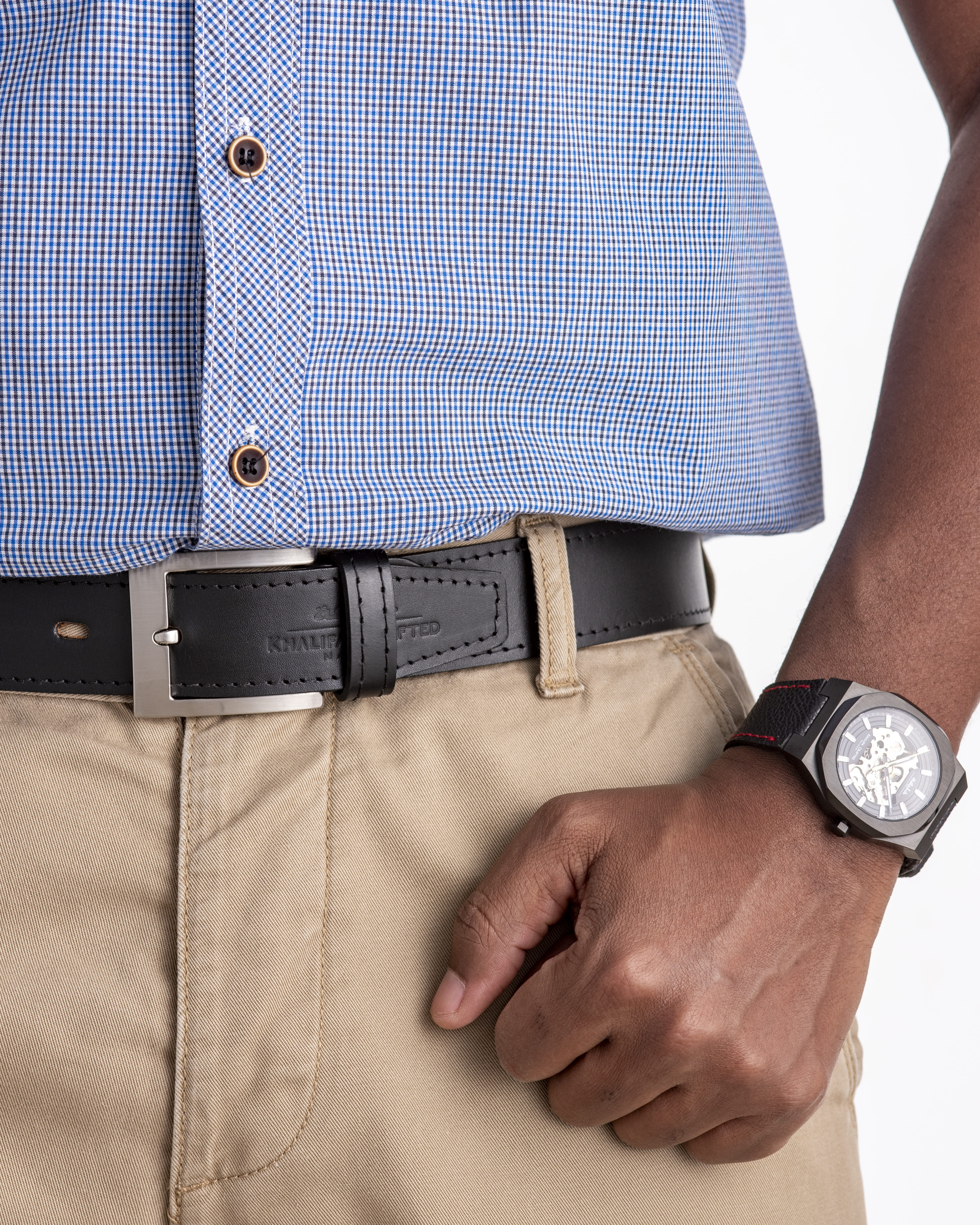 40mm Non-Reversible Belt  with Square Buckle thumbnail