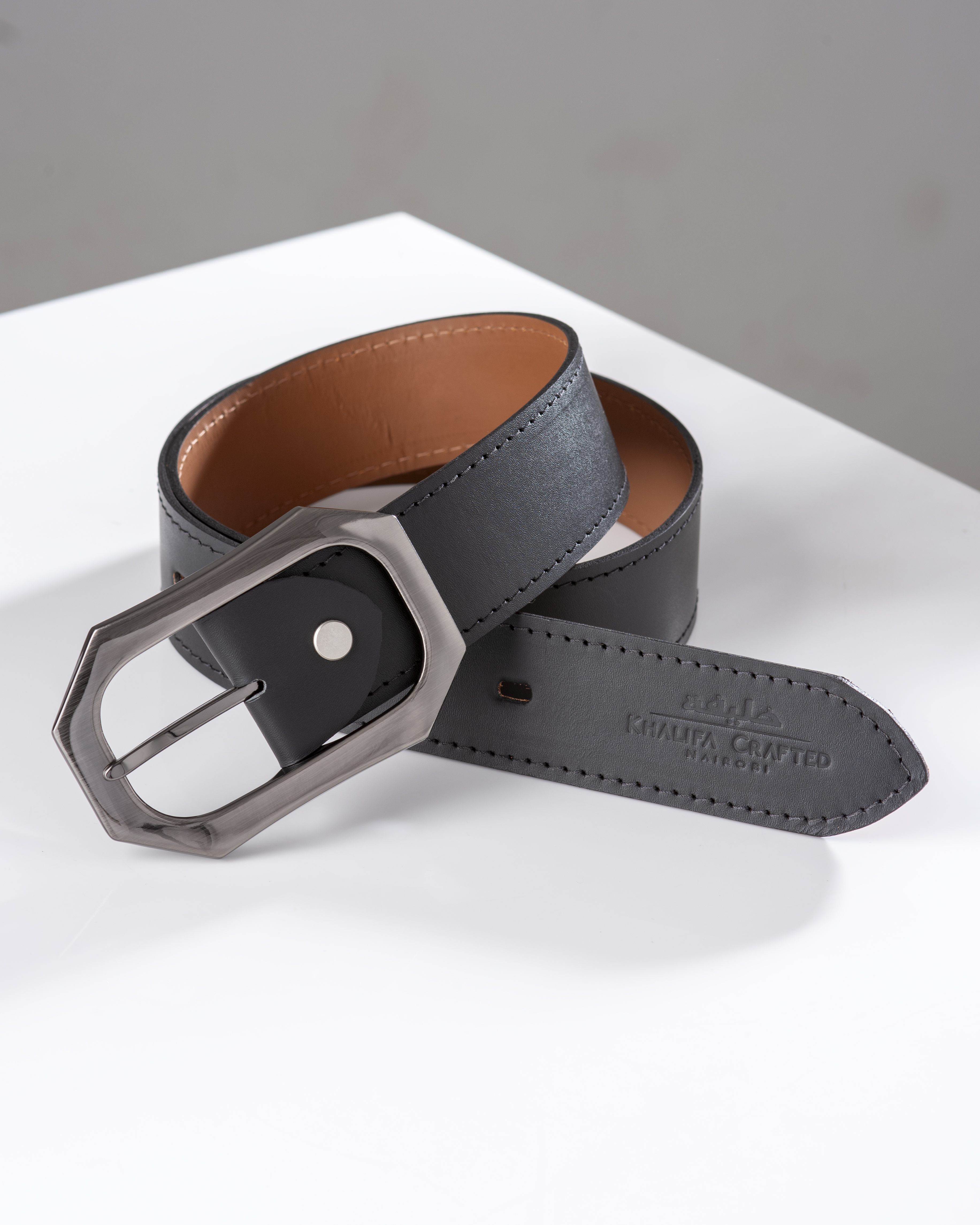 40mm Non-Reversible Belt  with Curved Square Buckle